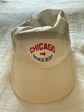 Tracksmith x Ciele Chicago Embroidered Beige Baseball Cap
